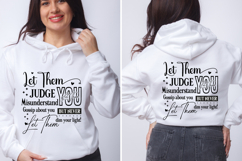 Let them svg / Inspirational / Front and Back SVG Product Image 1
