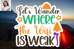 Camping Sticker SVG Bundle Product Image 9