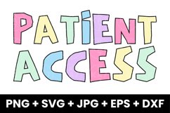 Funny Patient Access, Health Administration Medical SVG Product Image 1