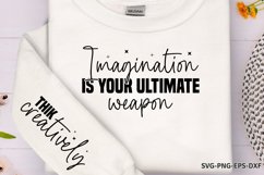 Imagination is your ultimate weapon Sleeve SVG PNG Product Image 1