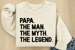 The Man The Myth Daddy The Legend SVG Product Image 1