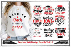 Teacher SVG Design Bundle, School Svg Bundle Product Image 1