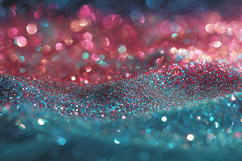 Pink Blue Glitter Bokeh Sparkle Texture Background Product Image 1