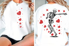 Valentine's Day Png Skeleton Heart Product Image 1
