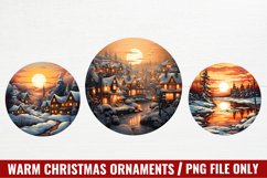 Watercolor Christmas Tea Party Clipart, Christmas Clipart Product Image 1