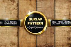 Burlap Pattern Digital Papers - 04 Variations Product Image 1
