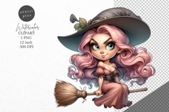 Halloween clipart, Witch clipart, Autumn clipart Product Image 1