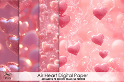 Air Hearts digital paper Product Image 1