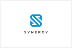 Synergy Letter S logo design vector template Product Image 1