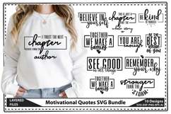 Motivational Quotes SVG Bundle Product Image 1