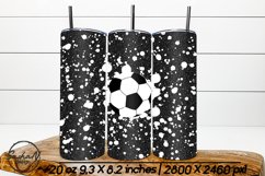 Soccer tumbler, 20 oz sports tumblers Product Image 1