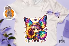 gnome, butterfly, sunflower Product Image 1