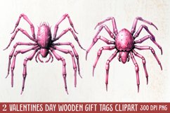 Love Gothic Valentine Clipart, Gothic Valentine Clipart Product Image 1
