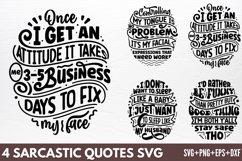 Sarcastic Quotes SVG Product Image 1