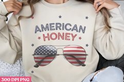 American Honey PNG, 4th Of July Sublimation PNG Product Image 1