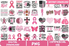 Breast Cancer Bundle Sublimation Product Image 1