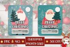 Santa Claus Money Card, Christmas Santa Gift Card Printable Product Image 1