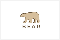 Bear Logo Design Vector Illustration Product Image 1