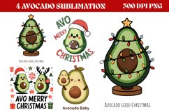 Avocado Sublimation PNG Product Image 1