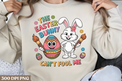 The easter bunny can&#039;t PNG, Easter Design Sublimation PN Product Image 1