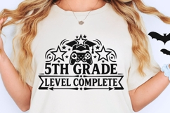 5th Grade Level Complete Svg, Last Day of School Svg. Product Image 2