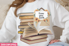 Book Reader Sublimation PNG Product Image 2