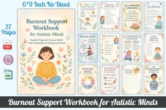 Burnout Support Workbook for Autistic Minds Product Image 1