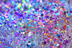A multicolored glitter and sparkles in various shades Product Image 1