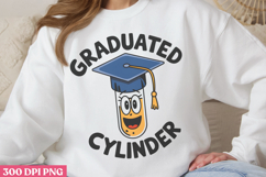 Graduated cylinder PNG, Chemistry Sublimation PNG Product Image 2