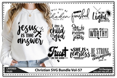 Christian SVG Bundle, God Svg Bundle, Bible Quotes Svg Product Image 1