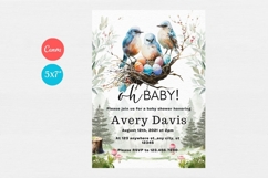 Baby Shower Invitation Template 210 Product Image 2