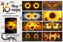 Magic Sunflower | Summer Sublimation Mug design bundle, JPG Product Image 1