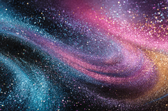 Cosmic Glitter Wave Background for Crafts and Design Project Product Image 1