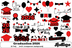 2026 graduation png/ clipart Product Image 1