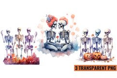 Watercolor Pink Halloween Sublimation, PNG Product Image 1