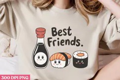 Best friend PNG, Sushi Sublimation PNG Product Image 2