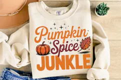 Pumpkin Spice Junkle Svg | Thanksgiving Svg | Shirt Svg Product Image 2