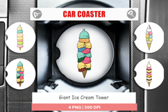 Car Coaster Tall Ice Cream Product Image 1