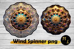 Mandala Wind Spinner sublimation, Wind spinner design Product Image 1