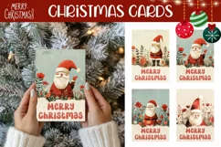 Christmas Greeting Cards, Santa Claus Christmas Card Designs Product Image 1
