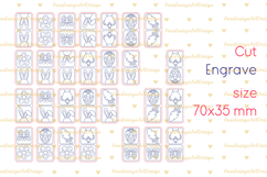 Easter domino Svg, Kids Easter game laser cut Product Image 3