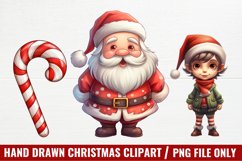 Christmas Clipart Sublimation, Christmas Clipart Product Image 1