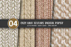 Cozy Knit Texture Digital Paper Product Image 1