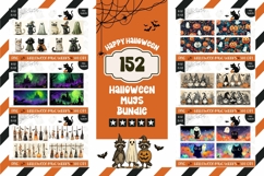 Mega Halloween Mug Bundle, Halloween Bundle, Mug Designs Product Image 1