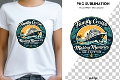 Family Cruise PNG | Cruise Vacation Design | Cruise Ship Product Image 1