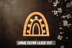 9 Rainbow Laser Cut File for Home Decor Product Image 2