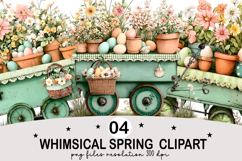 Whimsical Spring Clipart png Whimsical Spring Watercolor png Product Image 1