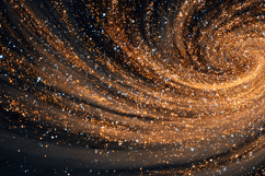&quot;Gold Glitter Cosmic Spiral Galaxy Background Texture&quot; Product Image 1