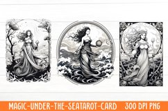 Magic Under The Sea Tarot Card Clipart Product Image 1