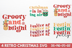 Retro Christmas Tshirt SVG Product Image 1